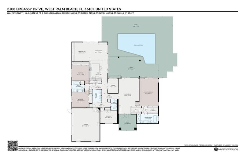 4 bedroom Single Family Residence at 2308 Embassy Drive, President Country Club 4, West Palm Beach — photo 5