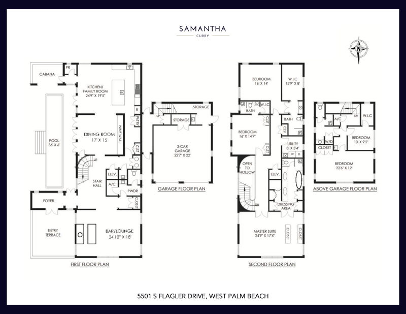 5 bedroom Single Family Residence at 5501 S Flagler Drive, Little Ranches 1st Add, West Palm Beach — photo 2