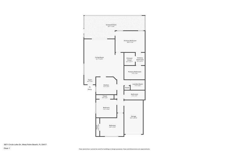 3 bedroom Single Family Residence at 3871 Circle Lake Drive, Palm Club West Village 2, West Palm Beach — photo 2