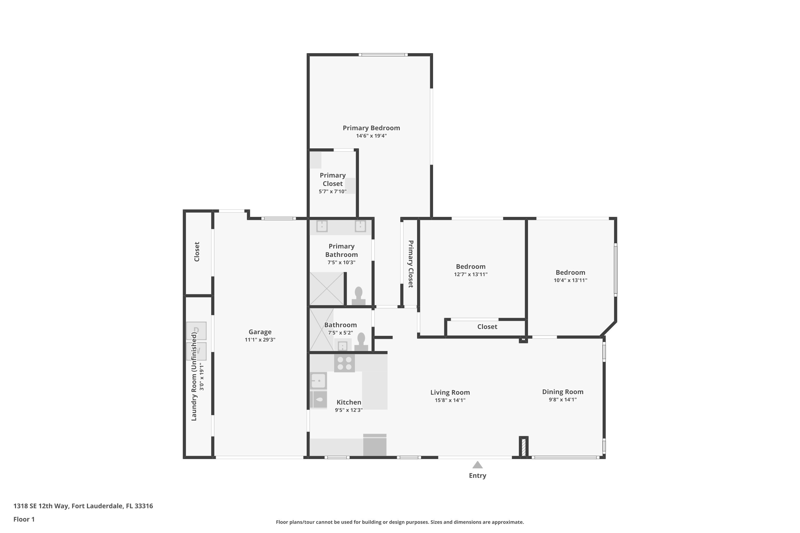 2 bedroom Single Family Residence at 1318 SE 12th Way, Lauderdale Harbors, Fort Lauderdale — photo 3