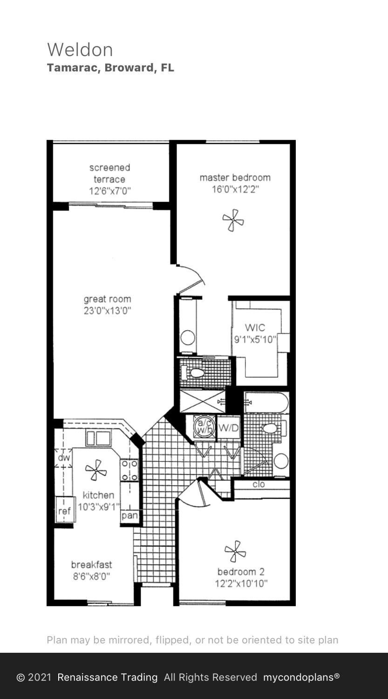 2 bedroom Condominium at 9551 Weldon Circle #E212, Weldon Condominium E, Tamarac — photo 3