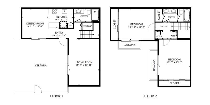 2 bedroom Townhouse at 2811 Stoneway Lane #A, Stones Throw Townhomes, Fort Pierce — photo 4