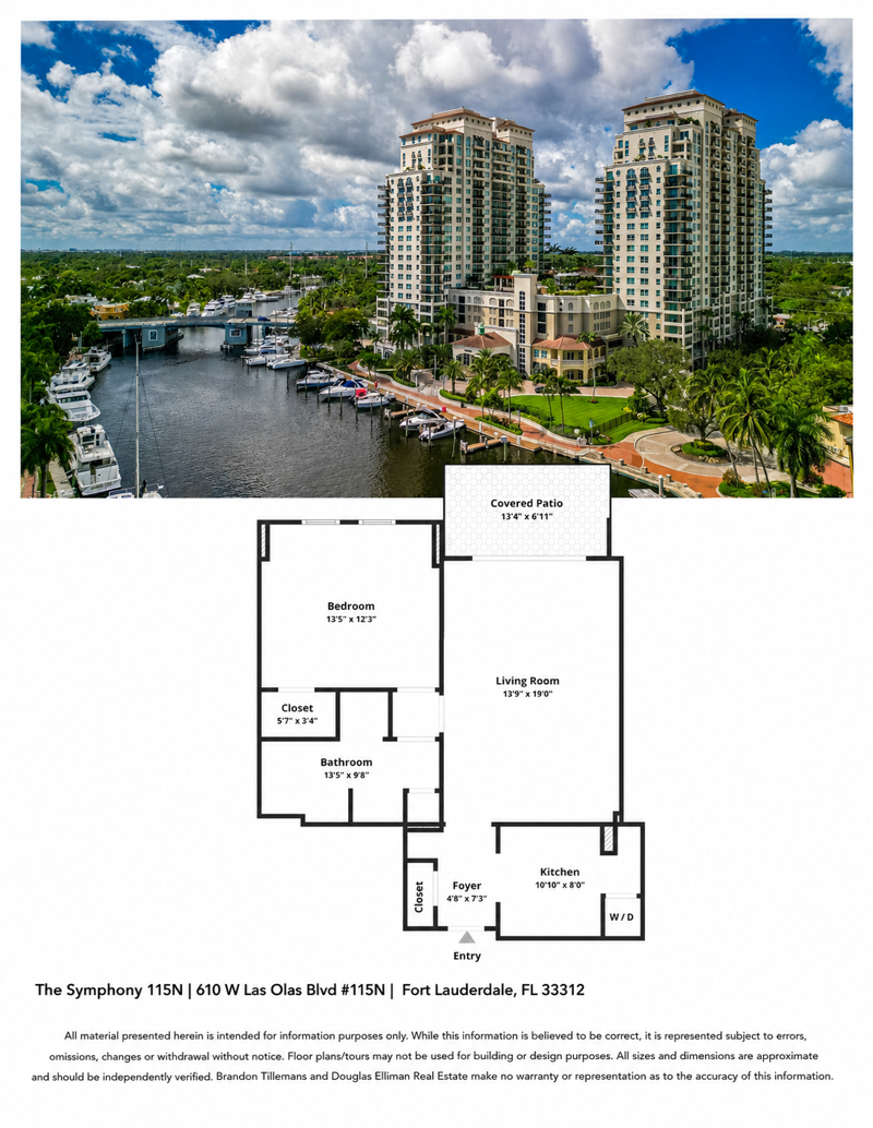 1 bedroom Condominium at 610 W Las Olas Boulevard #115N, Symphony North Condo, Fort Lauderdale — photo 2