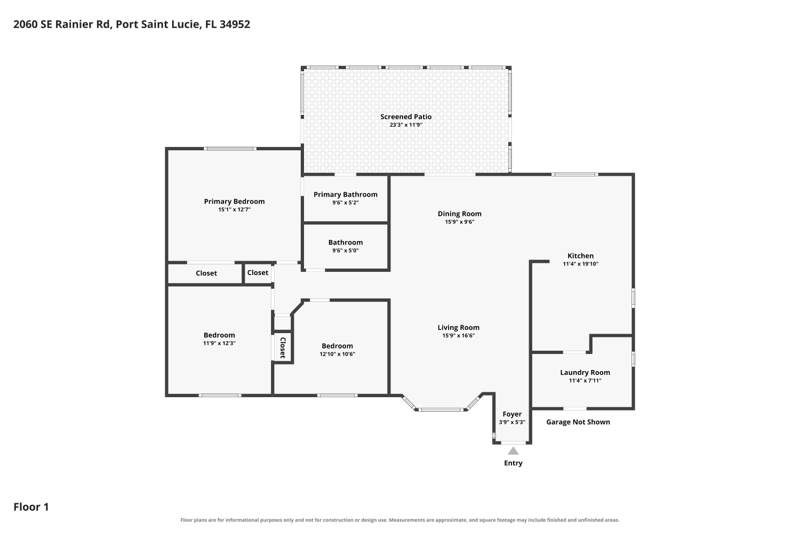 3 bedroom Single Family Residence at 2060 SE Rainier Road, Port St Lucie, Port St. Lucie — photo 4