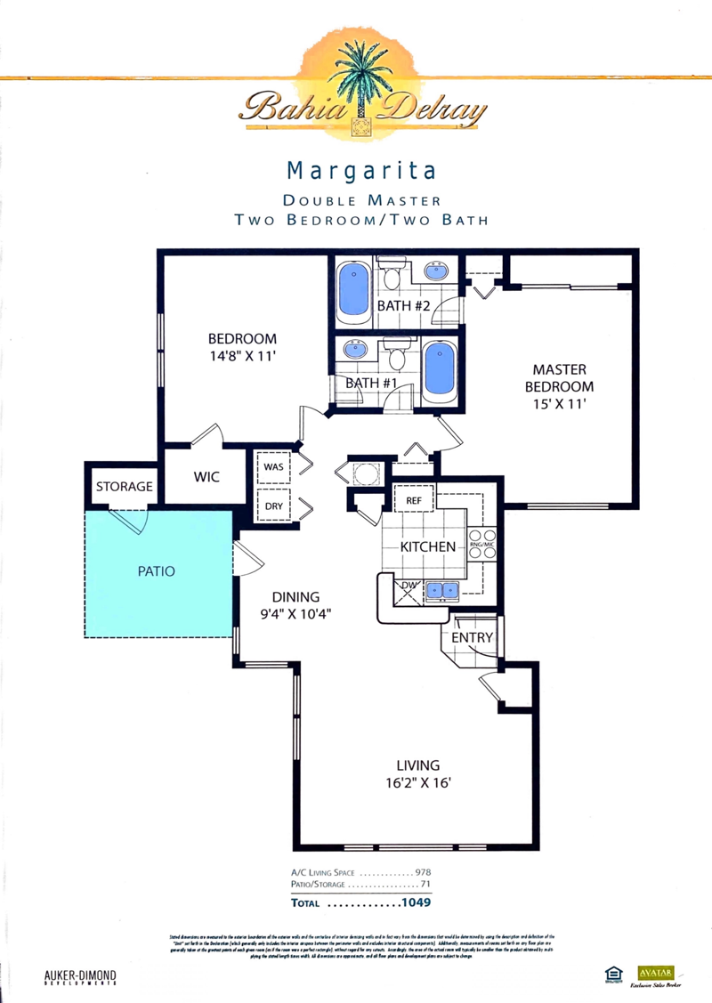 2 bedroom Condominium at 1335 CRYSTAL Way #A, BAHIA AT DELRAY CONDO, Delray Beach — photo 3