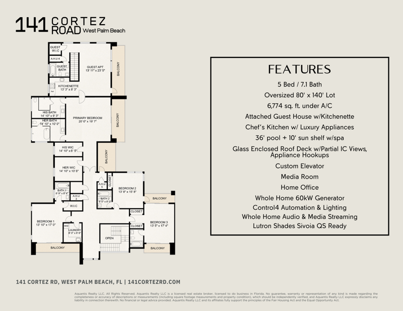 5 bedroom Single Family Residence at 141 Cortez Road, Toledo, West Palm Beach — photo 4