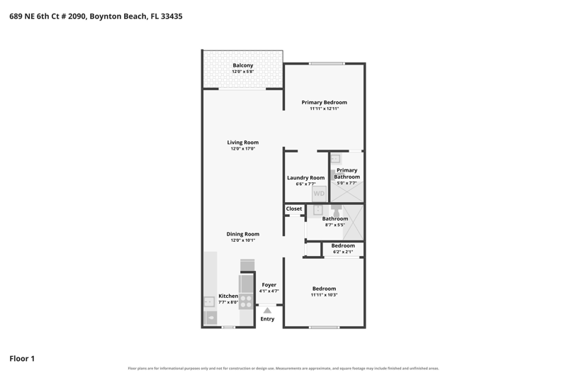 2 bedroom Condominium at 689 NE 6th Court #2090, Harbour Hall Inlet Club, Boynton Beach — photo 2