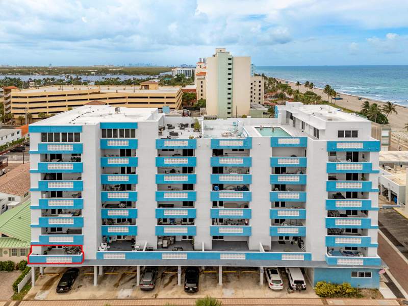 2 bedroom Condominium at 320 S Surf Road #206, Baker Towers Condo, Hollywood — photo 5