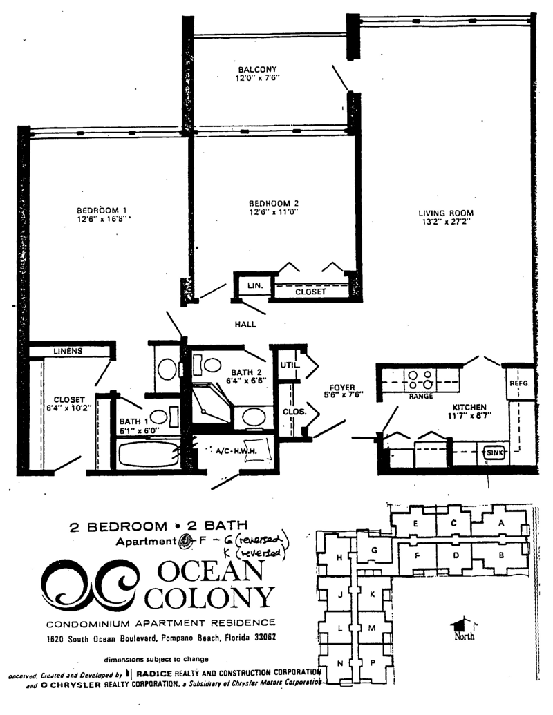 2 bedroom Condominium at 1620 S Ocean Boulevard #7K, Ocean Colony Condo, Lauderdale-By-The-Sea — photo 3