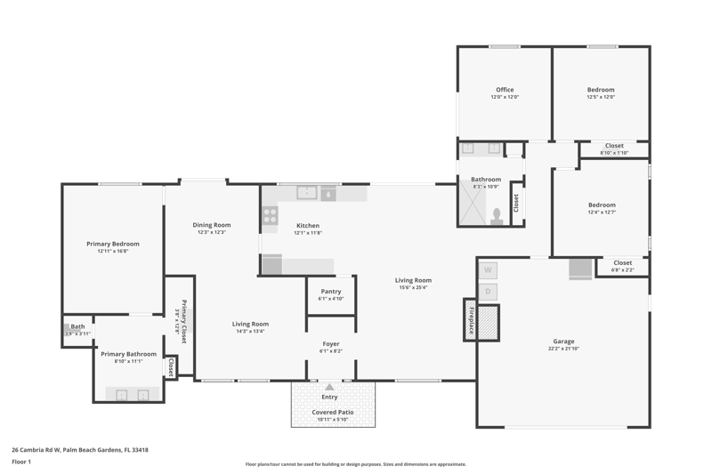 3 bedroom Single Family Residence at 26 Cambria Road, PGA Resort Community 1, Palm Beach Gardens — photo 3