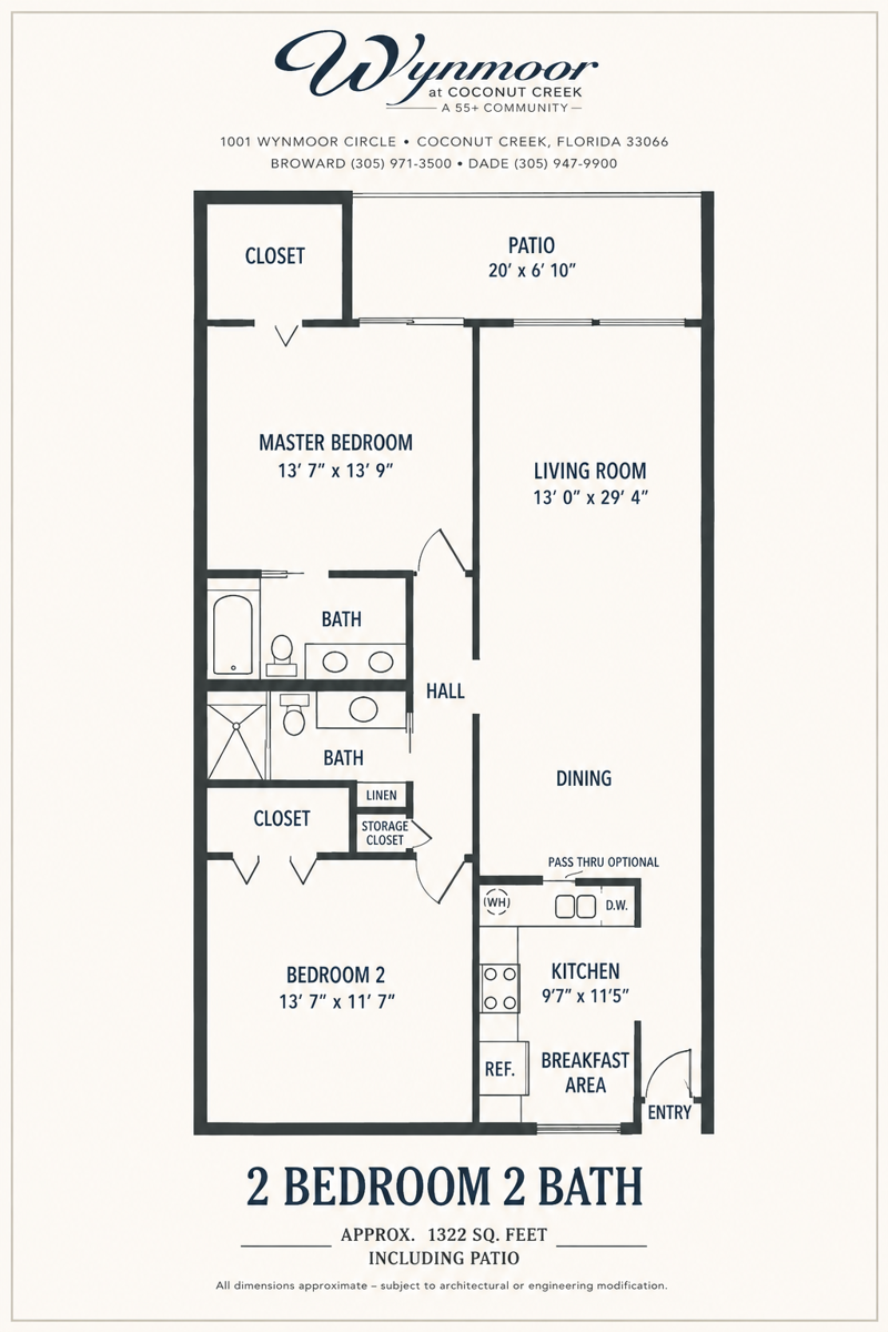 2 bedroom Condominium at 2202 LUCAYA Bend #C3, Wynmoor Lucaya Village, Coconut Creek — photo 2