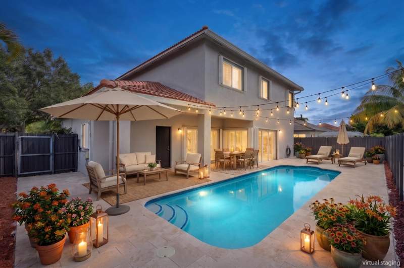 5 bedroom Single Family Residence at 16871 SW 5th Court, BONAVILLAS, Weston — photo 3