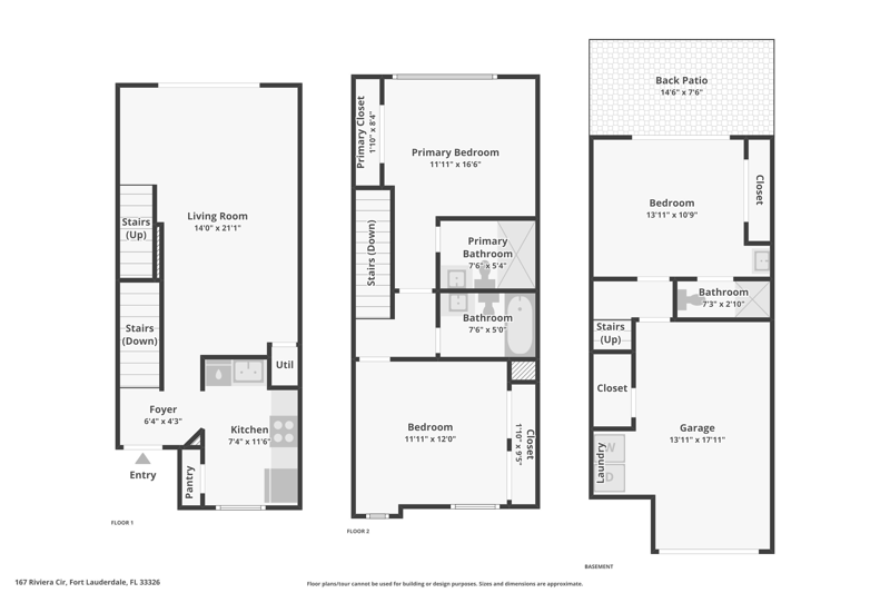 3 bedroom Townhouse at 167 RIVIERA Circle, BONAVENTURE, Weston — photo 2