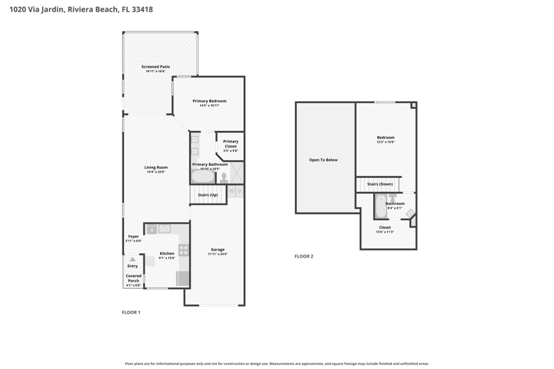 2 bedroom Townhouse at 1020 Via Jardin, Woodbine, Riviera Beach — photo 2