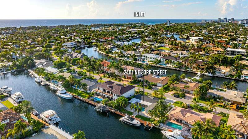 4 bedroom Single Family Residence at 2401 NE 33rd Street, Lighthouse Point 6th Sec, Lighthouse Point — photo 2