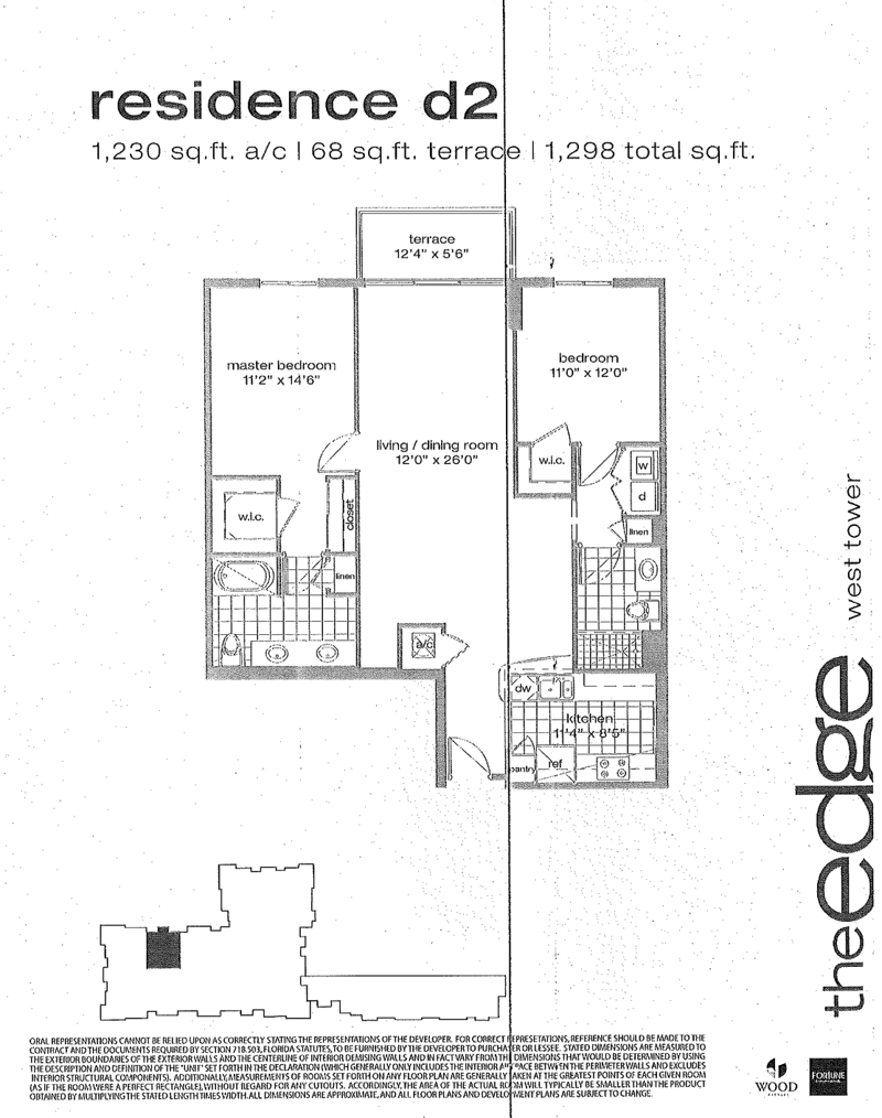 2 bedroom Condominium at 300 S Australian Avenue #1204, Edge Condo, West Palm Beach — photo 3
