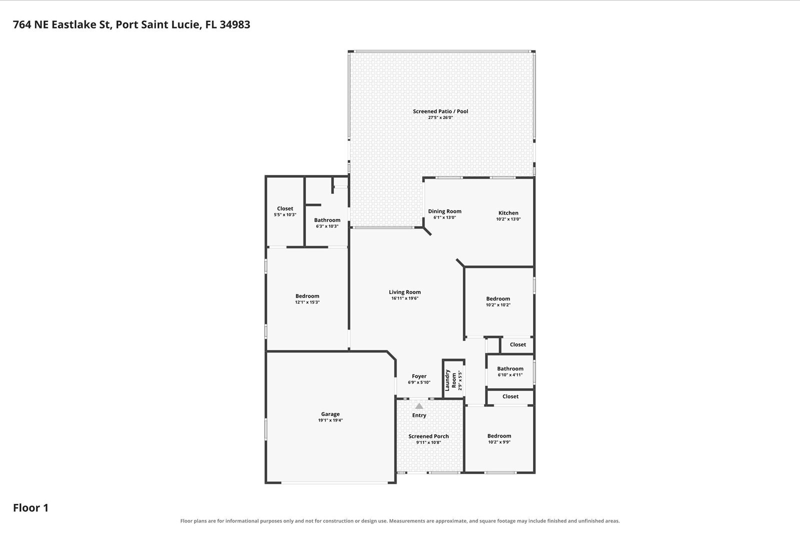 3 bedroom Single Family Residence at 764 NE Eastlake Street, Port St Lucie Section 26, Port St. Lucie — photo 2