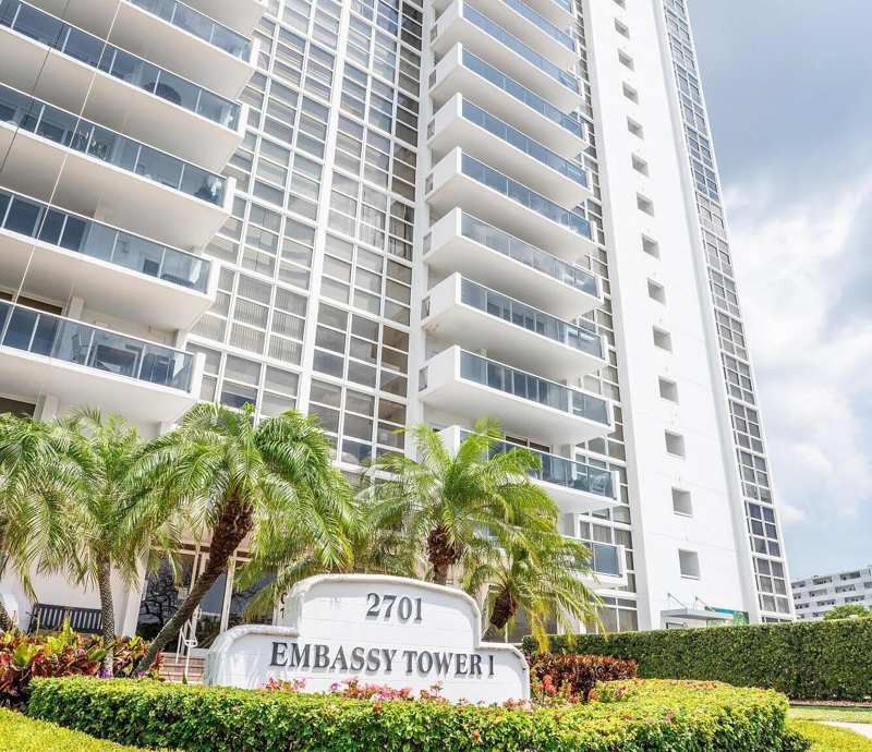 1 bedroom Condominium at 2701 N Ocean Boulevard #2f, Embassy Tower Inc Condo, Fort Lauderdale — photo 1