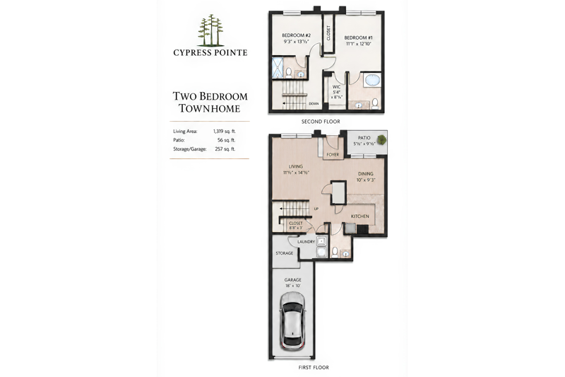 2 bedroom Townhouse at 6376 W Sample Road #6376, Cypress Pointe At Coral Springs, Coral Springs — photo 2