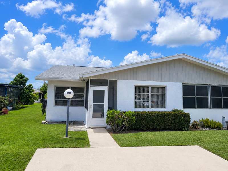 2 bedroom Villa at 3319 Americo Drive, Cypress Lakes 3-A, West Palm Beach — photo 1