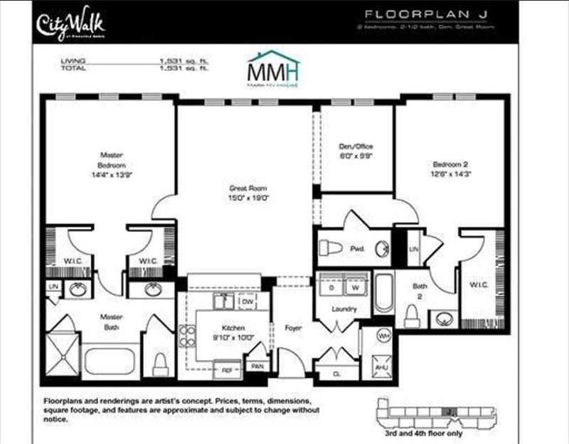 2 bedroom Condominium at 200 NE 2nd Avenue #310, City Walk At Pineapple Grove Condo, Delray Beach — photo 3