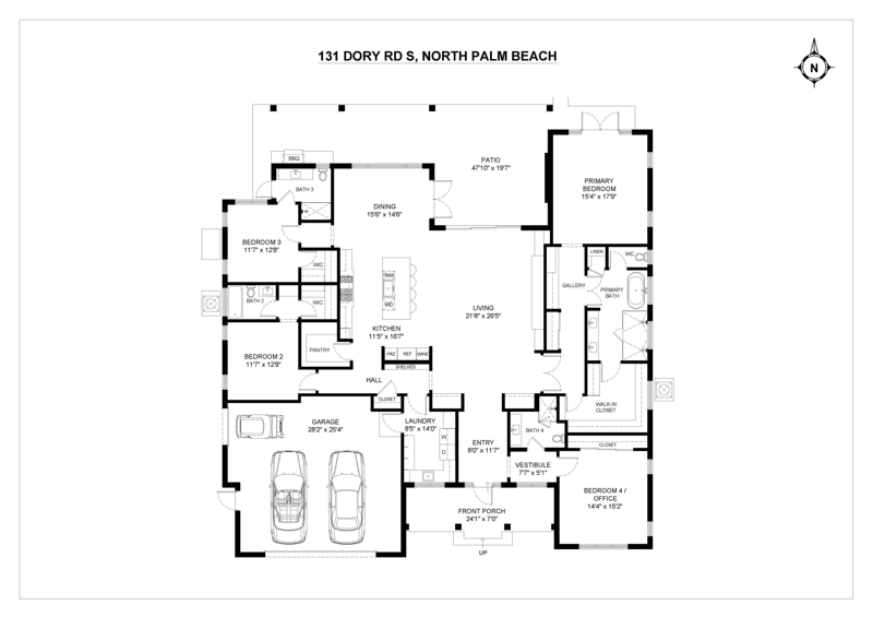4 bedroom Single Family Residence at 131 Dory Road, Yacht Club Addition, North Palm Beach — photo 2