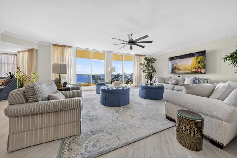 4 bedroom Condominium at 2110 N Ocean Boulevard #19A/D, PALMS TOWER TWO CONDO, Fort Lauderdale — photo 1