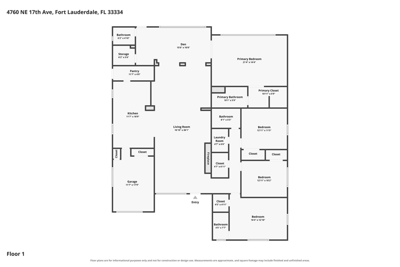 5 bedroom Single Family Residence at 4760 NE 17th Avenue, Floranada Ridge Sec, Oakland Park — photo 3