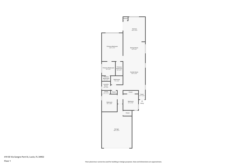 3 bedroom Single Family Residence at 419 SE Via Sangro, Tesoro Preserve Plat No 2, Port St. Lucie — photo 2
