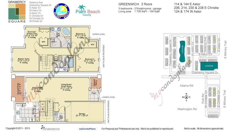 3 bedroom Townhouse at 238 E Chrystie Circle, Gramercy Square, Delray Beach — photo 2