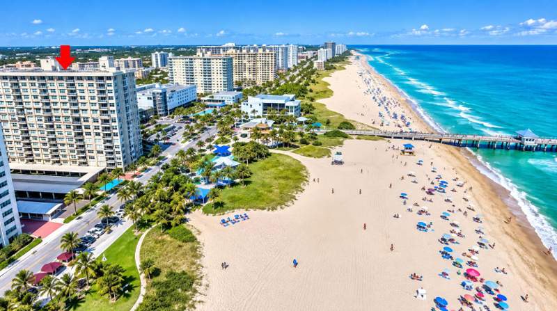 1 bedroom Condominium at 133 N Pompano Beach Boulevard #Apt. Ph-5, Ocean Monarch Condo, Pompano Beach — photo 2