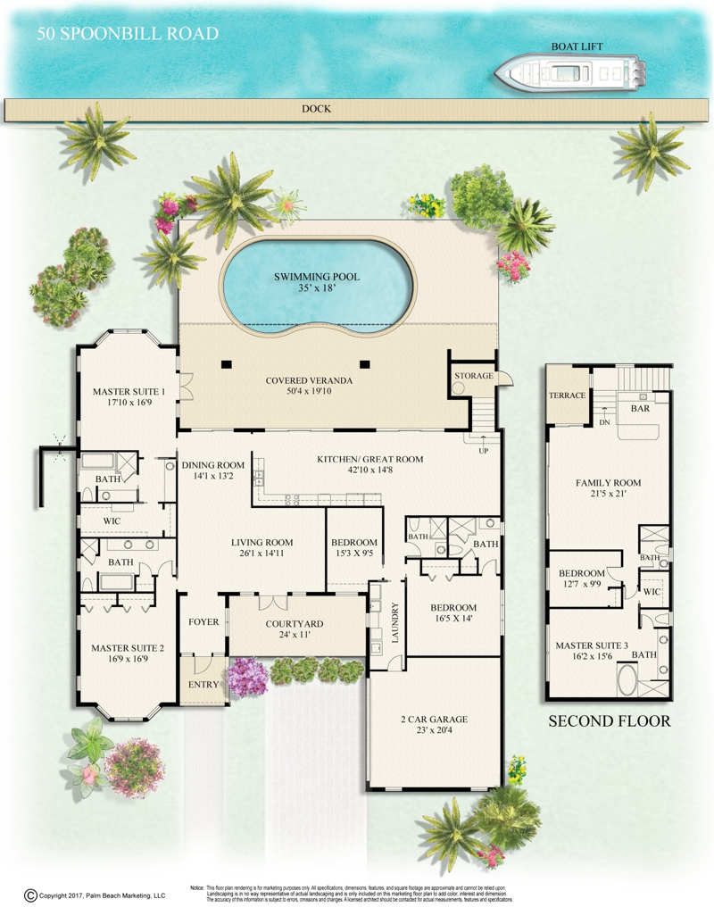 5 bedroom Single Family Residence at 50 Spoonbill Road, Point Manalapan 1, Manalapan — photo 2