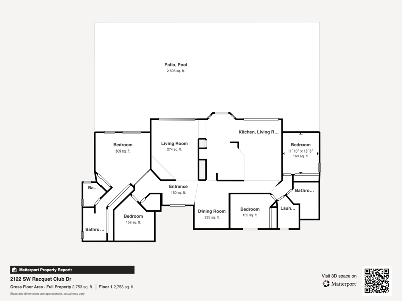 4 bedroom Single Family Residence at 2122 SW Racquet Club Drive, Crane Creek Racquet Club, Palm City — photo 2