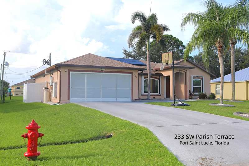 3 bedroom Single Family Residence at 233 SW Parish Terrace, Port St Lucie Section 13, Port St. Lucie — photo 1