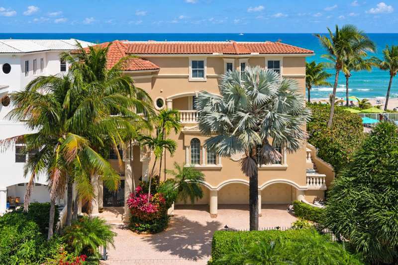 5 bedroom Single Family Residence at 4715 S Ocean Boulevard, Isle De La Maison, Highland Beach — photo 1