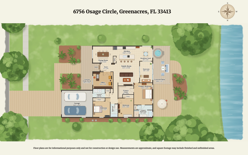 4 bedroom Single Family Residence at 6756 Osage Circle, Sagewood, Greenacres — photo 2