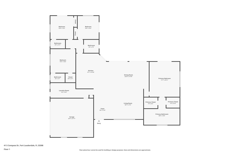 4 bedroom Single Family Residence at 41 S Compass Drive, Bay Colony Section Of The, Fort Lauderdale — photo 2