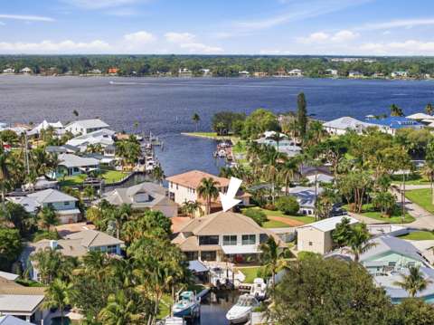 1536 SW Egret Way, waterfront for sale in Palm City