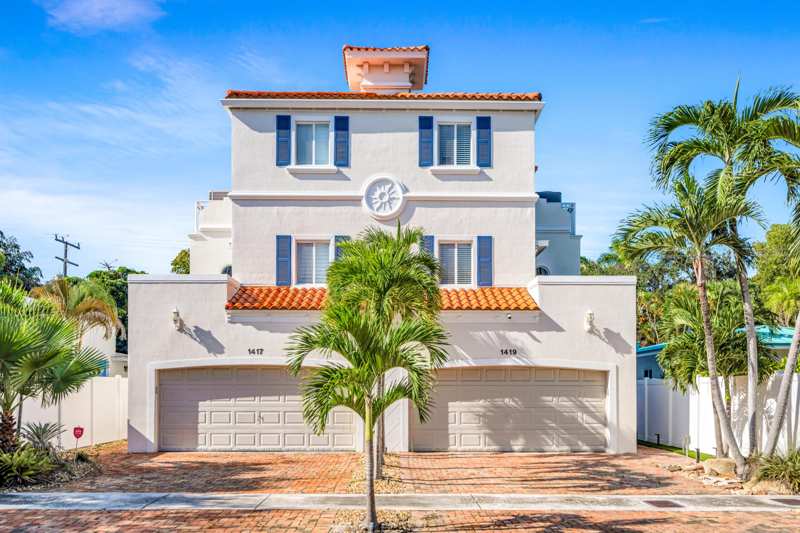 4 bedroom Townhouse at 1419 NE 4th Place, Las Olas Park Corr Plat, Fort Lauderdale — photo 1