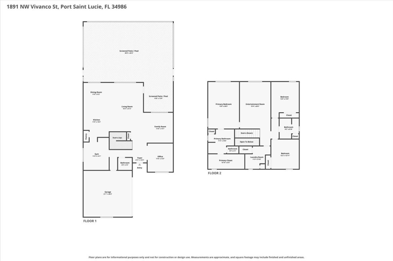 3 bedroom Single Family Residence at 1891 NW Vivanco Street, Vizcaya Falls Plat 1, Port St. Lucie — photo 2