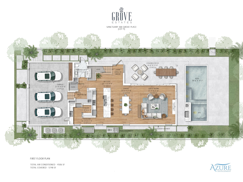 4 bedroom Single Family Residence at 300 Grove Place, Grove Estates, Delray Beach — photo 2