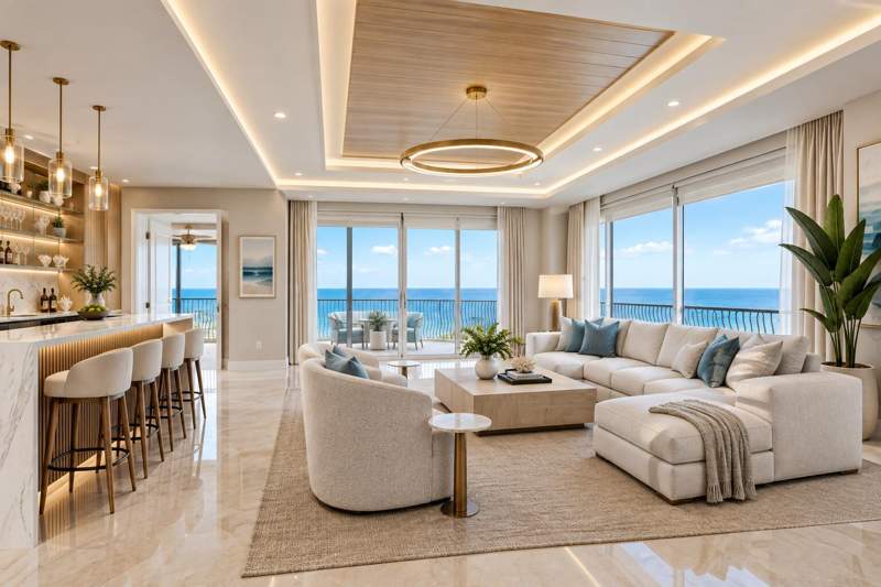 3 bedroom Condominium at 1460 S Ocean Boulevard #701, Europa By The Sea Condo, Lauderdale-By-The-Sea — photo 3