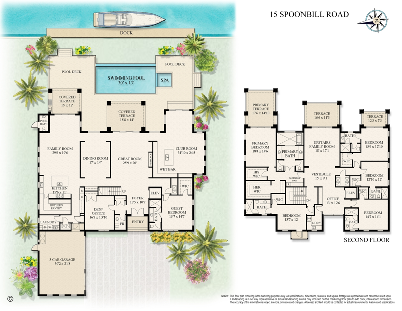 6 bedroom Single Family Residence at 15 Spoonbill Road, Point Manalapan 01, Manalapan — photo 2