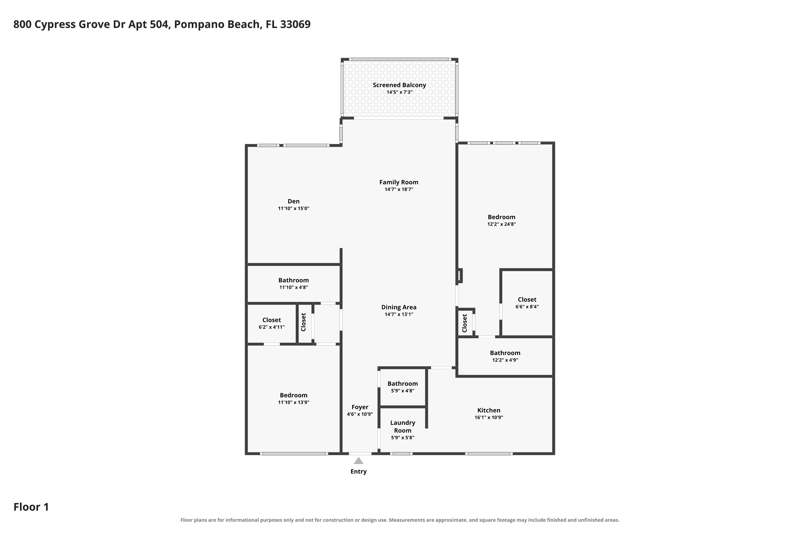 3 bedroom Condominium at 800 Cypress Grove Drive #504, No 121 Palm-Aire Country Club, Pompano Beach — photo 2