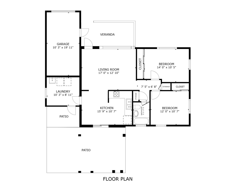 2 bedroom Single Family Residence at 2460 SW 15th Street, Flamingo Park Sec, Fort Lauderdale — photo 3