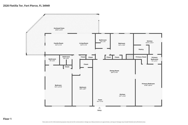 4 bedroom Single Family Residence at 2520 Flotilla Terrace, Coral Cove Beach Section 1, Fort Pierce — photo 2