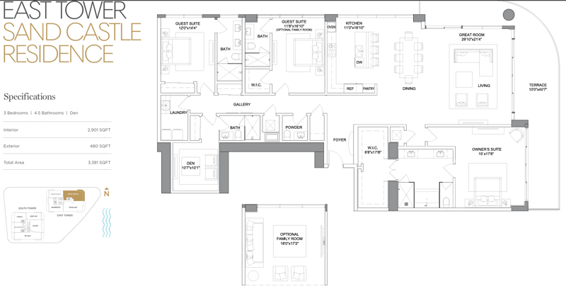 3 bedroom Condominium at 151 N Seabreeze Boulevard #Unit 504, Selene Condominium, Fort Lauderdale — photo 2