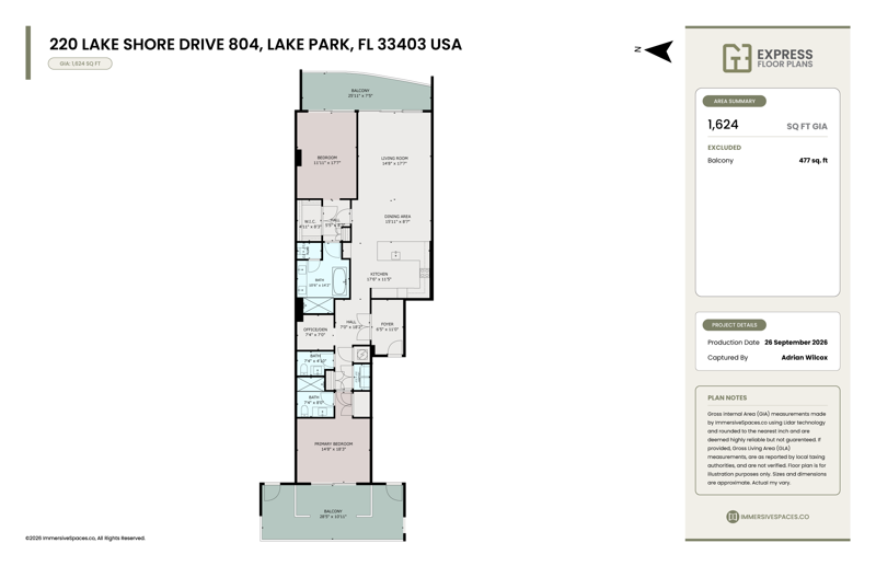 2 bedroom Condominium at 220 Lake Shore Drive #804, Nautilus 220 Condominium, Lake Park — photo 3