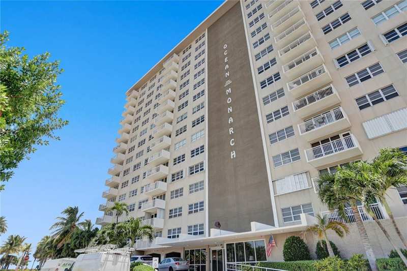 2 bedroom Condominium at 133 N Pompano Beach Boulevard #1106, Ocean Monarch Condo, Pompano Beach — photo 1