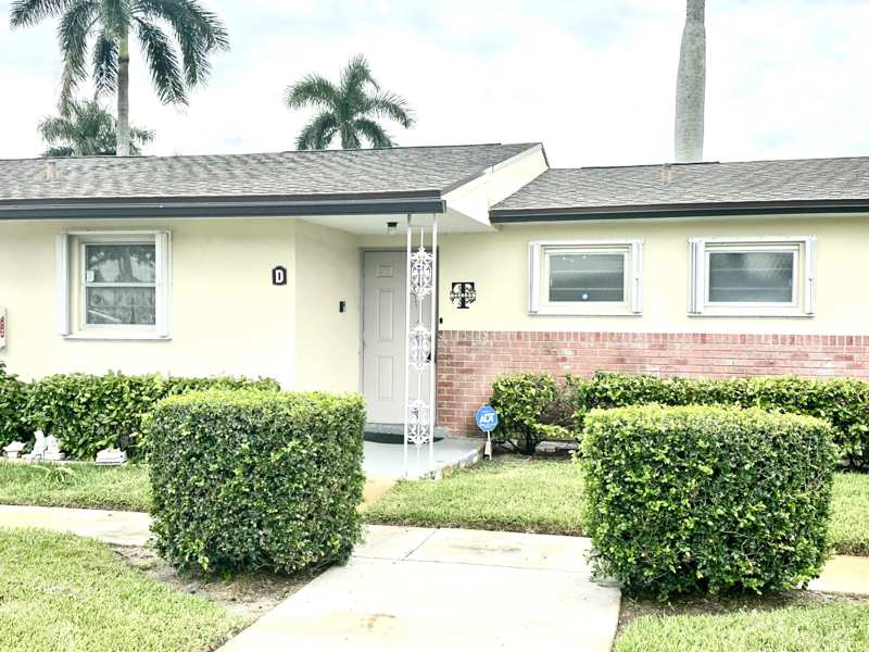 1 bedroom Condominium at 2751 Ashley Drive #D, Cresthaven Villas 2 Condo, West Palm Beach — photo 1